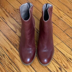 Brown Hudson genuine suede and leather boots